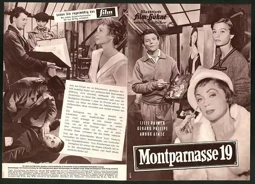 Filmprogramm IFB Nr. 4331, Montparnasse 19, Lilli Palmer, Gérard Philipe, Regie: Jacques Becker