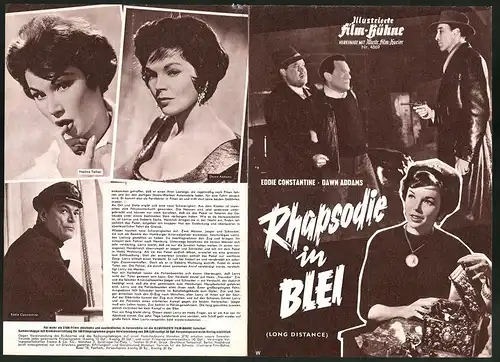 Filmprogramm IFB Nr. 4869, Rhapsodie in Blei, Eddie Constantine, Dawn Addams, Regie: Alvin Rakoff