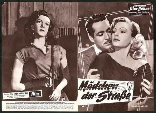 Filmprogramm IFB Nr. 4836, Mädchen der Strasse, Helga Miroslava, Ernesto Alonso, Regie: M. Latare