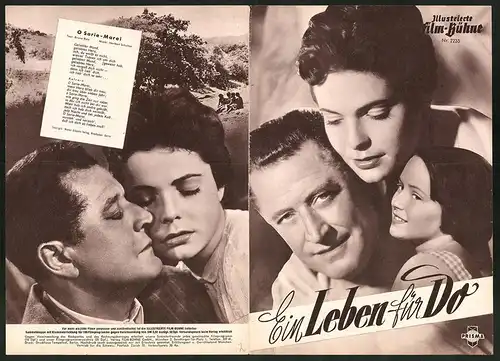 Filmprogramm IFB Nr. 2233, Ein Leben für Do, Hans Söhnker, Paola Loew, Regie: Gustav Ucicky