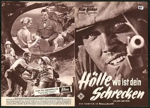 Filmprogramm IFB Nr. 4642, Hölle wo ist dein Schrecken, Robert Wagner, Jeffrey Hunter, Regie: Philip Dunne