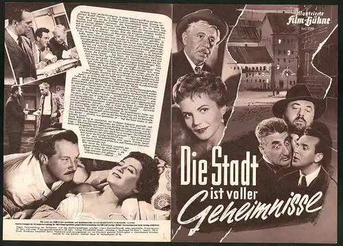 Filmprogramm IFB Nr. 2599, Die Stadt ist voller Geheimnisse, Carl Ludwig Diehl, Annemarie Düringer, Regie: Fritz Kortner