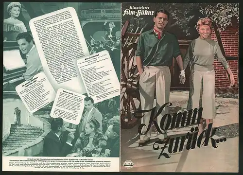 Filmprogramm IFB Nr. 2154, Komm zurück..., Winnie Markus, Rudolf Prack, Regie: Alfred Braun