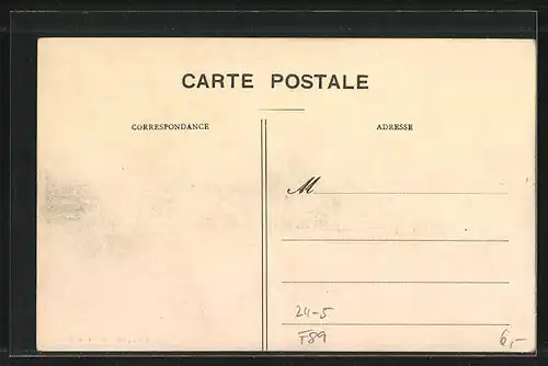 AK Auxerre, Crue de l`Yonne 1910, Vue prise du Pont Paul Bert, Hochwasser