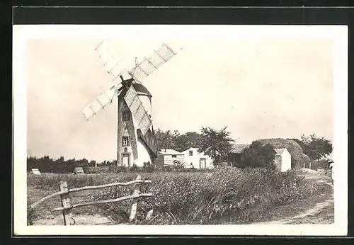 AK Saint-Jean-de-Monts, Un joli moulin, Windmühle