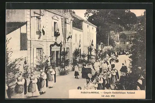 AK Paray-le-Monial, Congrès Eucharistique National 1921