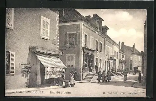 AK Arcy-sur-Cure, Rue de Moulin