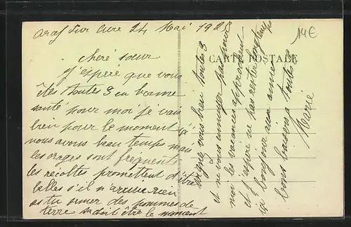 AK Arcy-sur-Cure, Rue de Moulin