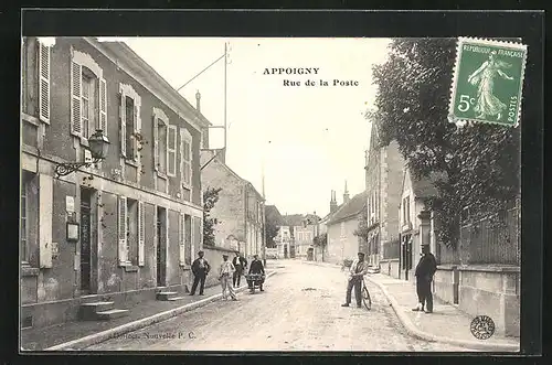 AK Appoigny, Rue de la Poste