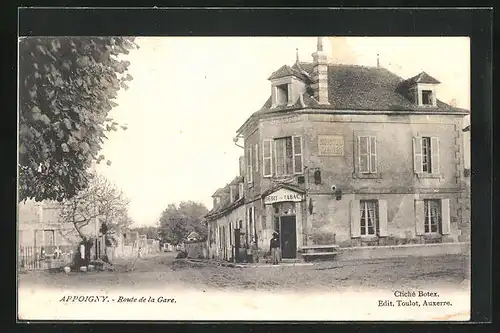 AK Appoigny, Route de la Gare