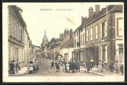 AK Brienon, La Grand Rue