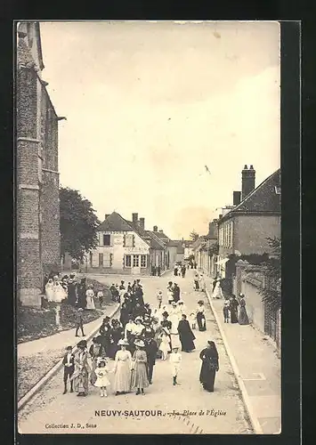 AK Neuvy-Sautour, La Place de l`Eglise