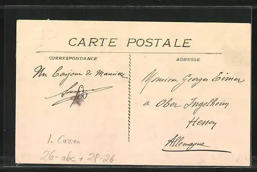 Künstler-AK sign. I. Cassan: L`Ouverture de la Chasse à Marseille