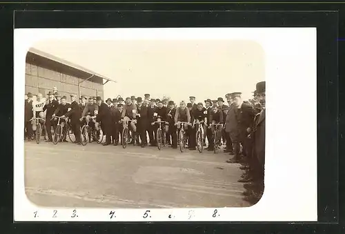 Foto-AK Hannover, B.C. Albatros-Rennen 1913, Radsport