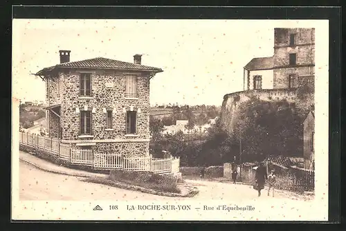 AK La Roche-sur-Yon, Rue d`Equebouille