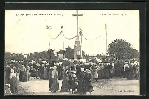 AK La Boissiére-.de-Montaigu, Valvaire de Mission 1910