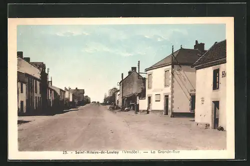 AK Saint-Hilaire-deLoulay, La Grande-Rue