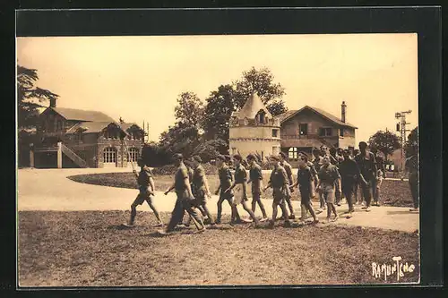 AK La Motte, Soldaten in der Ausbildung