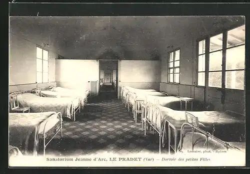 AK Le Pradet, Sanatorium Jeanne d`Arc, Dortoir des petites Filles