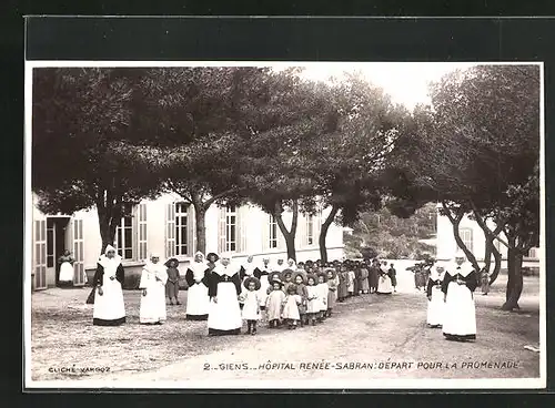 AK Giens, Hopital Renee-Sabran: Depart pour la Promenade