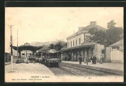 AK Veynes, La Gare - Bahnhof
