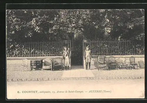 AK Auxerre, Antiquaire, 13 Avenue de Saint-Georges - Antiquitätenhandel
