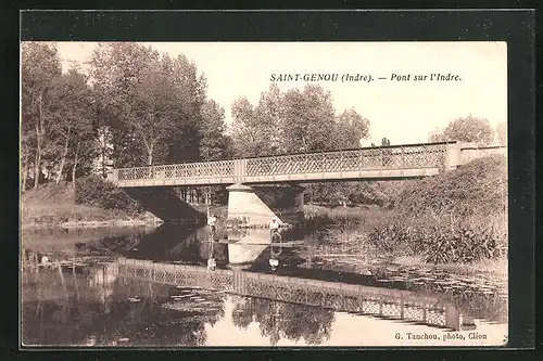 AK Saint-Genou, Pont sur l`Indre