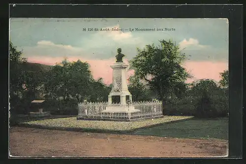 AK St-Aoüt, Le Monument aux Morts