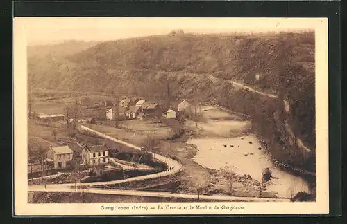 AK Gargilesse, La Creuse et le Moulin de Gargilesse