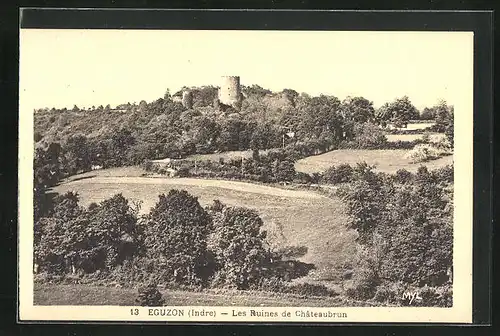 AK Eguzon, Les Ruines de Chateaubrun