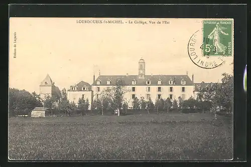 AK Lourdoueix-St-Michel, Le College, Vue de l`Est