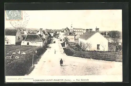 AK Tournon Saint-Martin, Vue generale