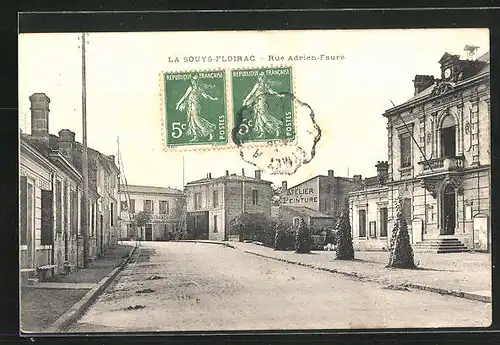 AK La Souys-Floirac, Rue Adrien-Faure