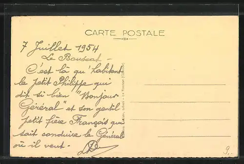 AK Le Bouscat, Avenue du Commandant-Daussy