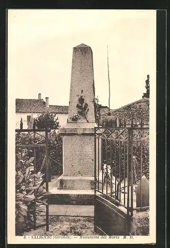 AK Salignac, Monument des Morts