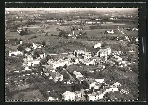 AK St-Quentin-de-Baron, Vue panoramique aérienne