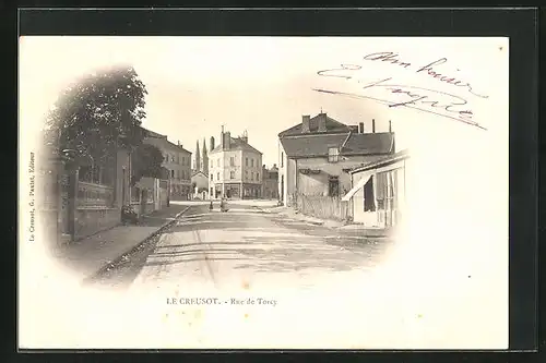 AK Le Creusot, Rue de Torcy