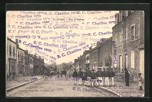 AK Le Creusot, Rue Villedieu