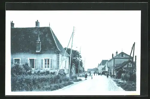 AK Lessard-en-Bresse, Entree du Bourg et Poste