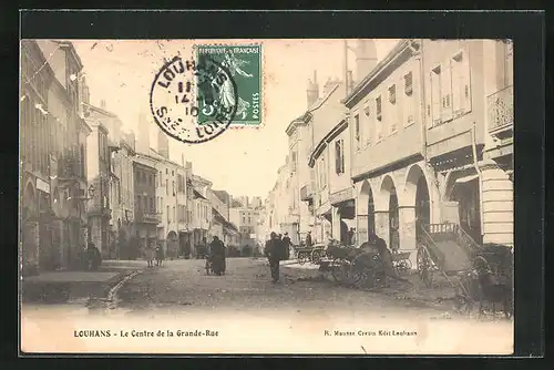 AK Louhans, Le Centre de la Grande-Rue
