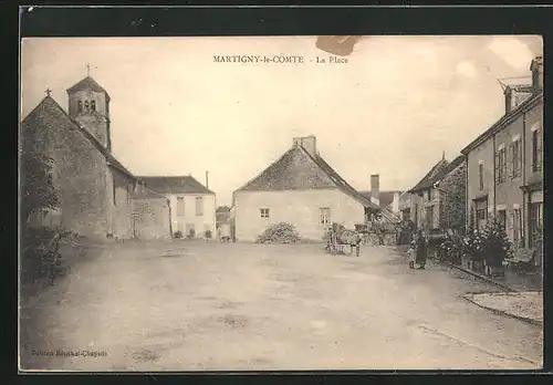 AK Martigny-le-Comte, La Place