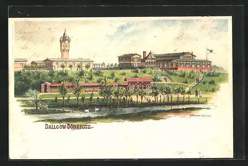 Lithographie Dallgow-Döberitz, Offizier-Casino