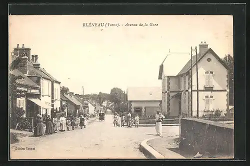 AK Bléneau, Avenue de la Gare