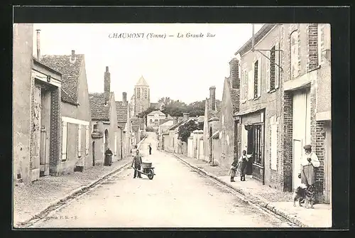 AK Chaumont, La Grande Rue