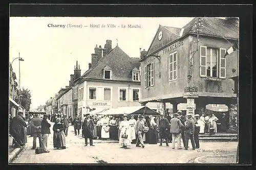 AK Charny, Hotel de Ville, Le Marché