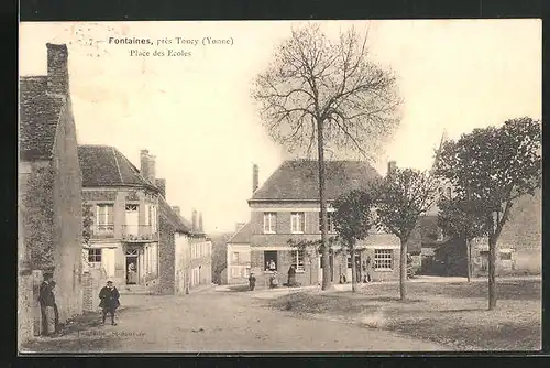 AK Fontaines, Place des Ecoles