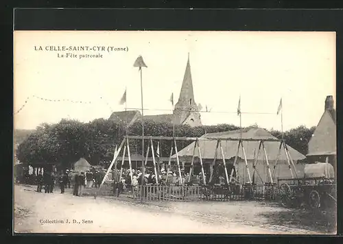 AK La Celle-Saint-Cyr, La-Féte patronale