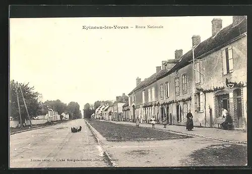 AK Epineau-les-Voves, Route Nationale