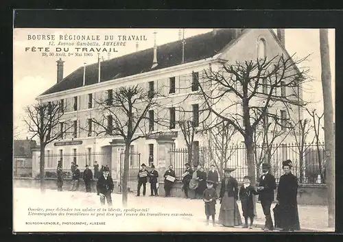 AK Auxerre, Bourse Régionale du Travail, Avenue Gambetta