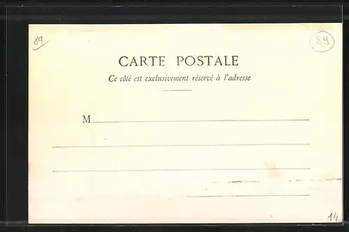 AK Laroche-sur-Yvonne, Le Buffet de la Gare